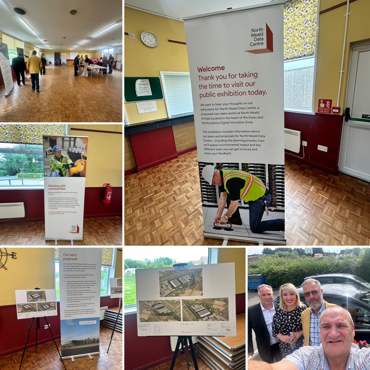 Good to attend a public exhibition today in Thornwood Common about plans for a Google Data Centre on North Weald Airfield. This is an exciting project which will is bringing significant investment and job opportunities to Epping Forest District.  <a href="/eppingforestdc/">Epping Forest DC</a>