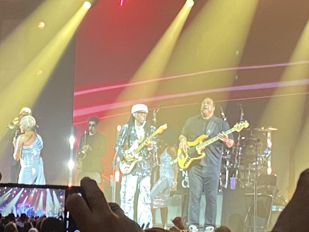 Got to see Nile Rodgers and Chic last night- fabulous!