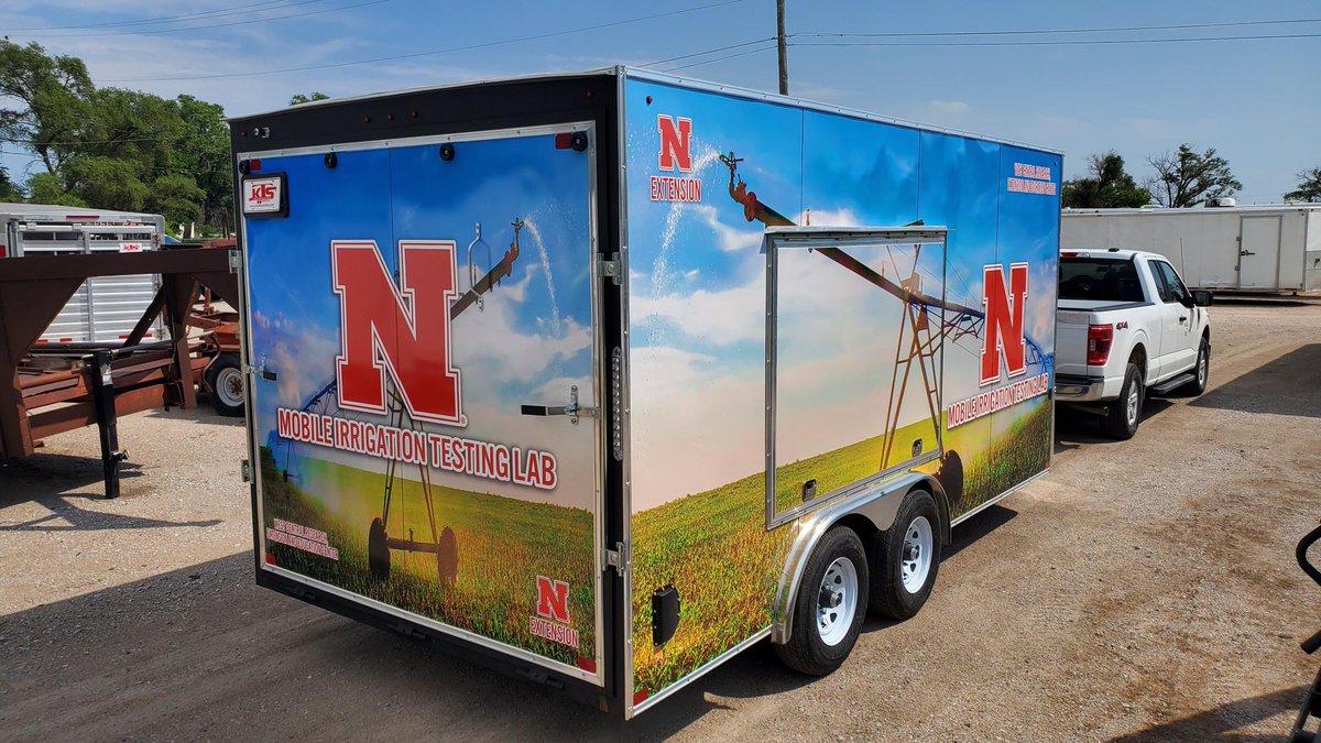 You will see us on the road with our trailer trying to test irrigation systems for our producers. We want to provide valuable information on application efficiencies and sprinkler uniformity to ensure a better crop and water use efficiency.