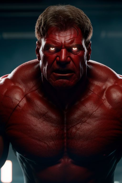 Tryonus's tweet image. Harrison Ford as Red Hulk ?

I suppose it could work...

#AIart #AI