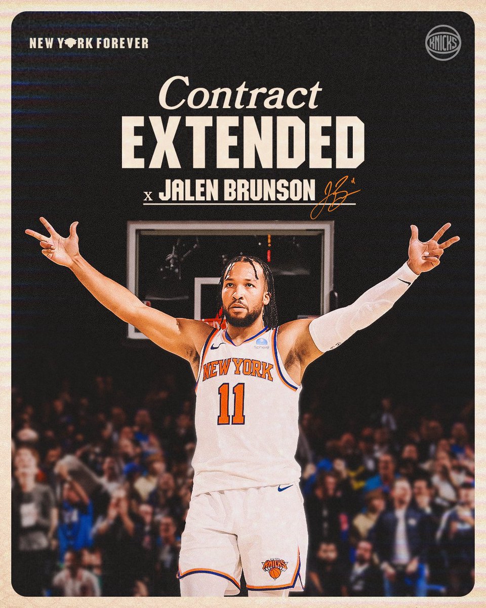 nyknicks's tweet image. New York’s point guard ✍️