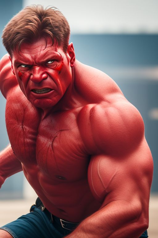 Tryonus's tweet image. Harrison Ford as Red Hulk ?

I suppose it could work...

#AIart #AI