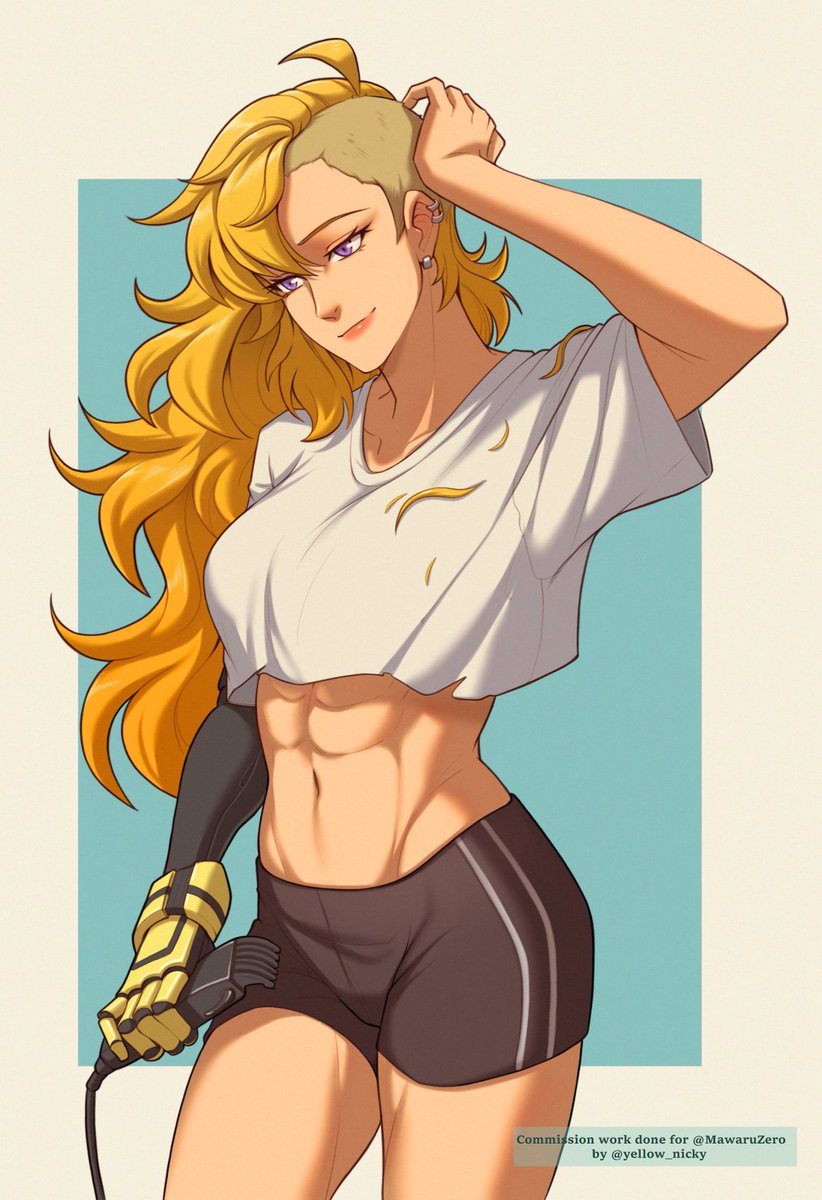 Yellow Beauty 🔥
Amazing Yang commission done for <a href="/MawaruZero/">回る〇</a> !
Thank you so much for the opportunity🥰💛
#RWBY
