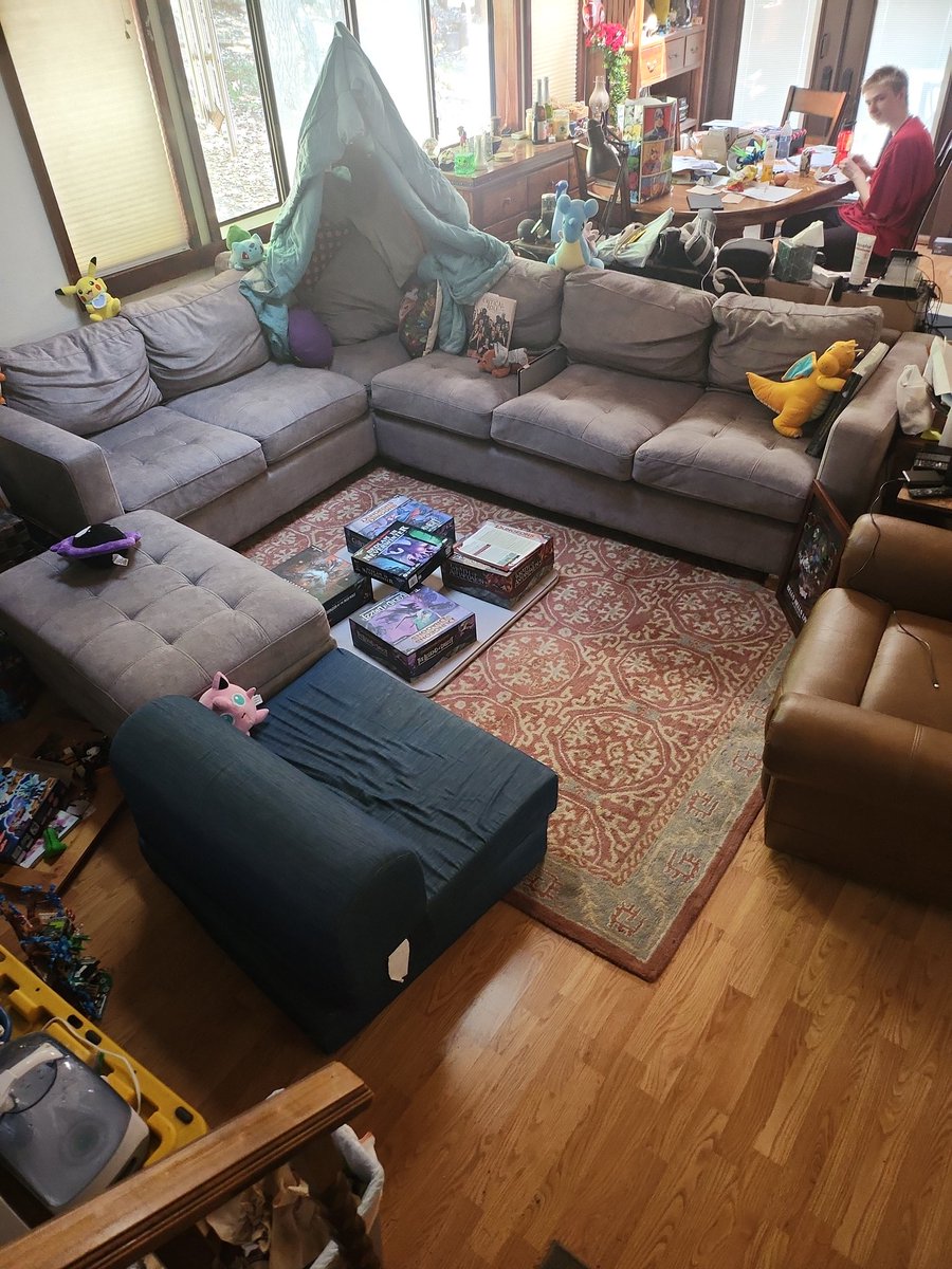 Did a d&amp;d in a castle in my family's own house for my dad's birthday.  Please don't pay attention to the background behind it. Lol.