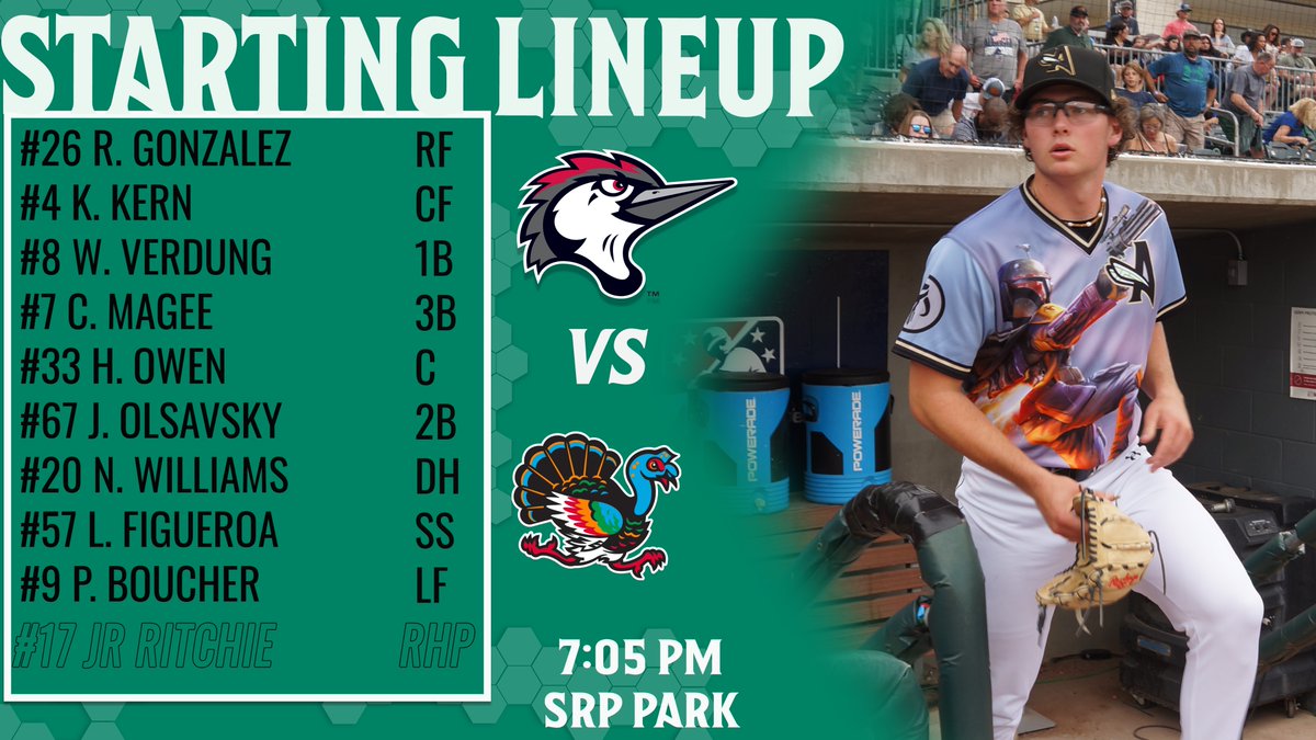 Augusta GreenJackets (@greenjackets) on Twitter photo An old friend on the mound tonight.
🆚 Fayetteville Woodpeckers
🏟️ SRP Park
🕖 7:05
📺 MiLB.TV & @ballylivenow
📻 milb.com/augusta/fans/a…
🎙️ <a href="/n_adcock_howeth/">Noah Adcock-Howeth</a> An old friend on the mound tonight.
🆚 Fayetteville Woodpeckers
🏟️ SRP Park
🕖 7:05
📺 MiLB.TV & @ballylivenow
📻 milb.com/augusta/fans/a…
🎙️ <a href="/n_adcock_howeth/">Noah Adcock-Howeth</a>