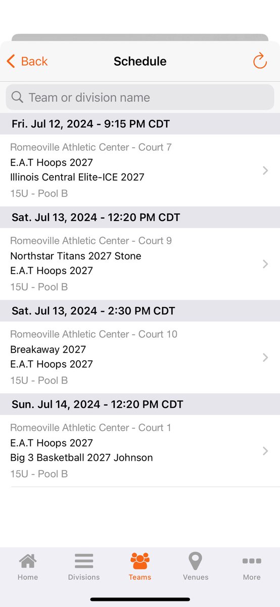 E.A.T Hoops 15U is back at it tonight at the <a href="/PHCircuit/">Prep Hoops Circuit 🏀</a> The Last Dance Tournament! Chitown let’s go!!! <a href="/QuinnBjerketve1/">Quinn Bjerketvedt</a> <a href="/VBottolene11/">Vincent Bottolene</a> <a href="/Jordanwordlaw13/">Jordan</a> <a href="/flynn_d22/">Flynn Dooley</a> 
Coaches tap in ➡️<a href="/reed_rusten96/">Reed Rusten</a> <a href="/Jmass30/">Jeremy Massingale</a> <a href="/coach_niz/">Hassan Nizam</a> <a href="/DawsonDickson_/">Dawson Dickson</a> <a href="/SCTCC_Hoops/">Andrew Cone</a>