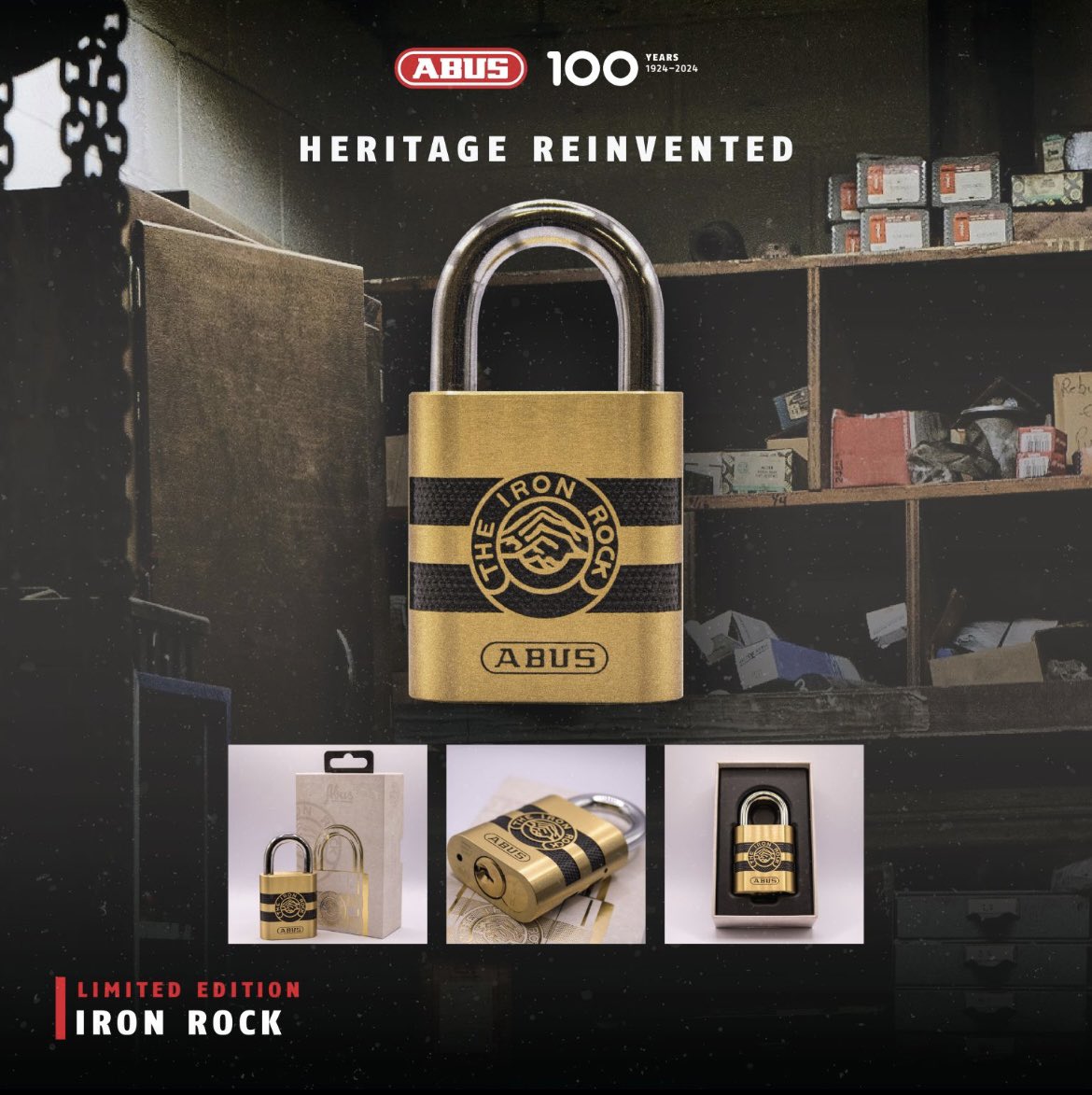 🔒 Celebrate ABUS’s 100th with the limited edition Iron Rock 83/45 padlock! Vintage design, modern security, rust-resistant. Own a piece of history!

Contact us ➡ wkf.ms/3MU6kqb

#HeritageReinvented #LimitedEdition #IronRock #ABUSUSA