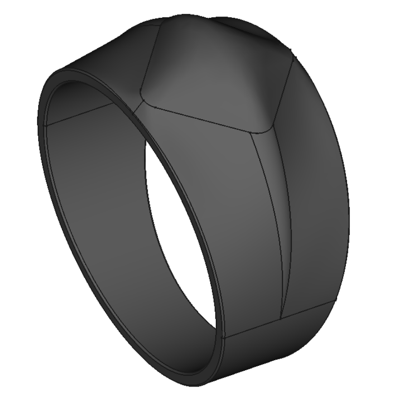 ferozerashid's tweet image. Ring modeled in @FreeCADNews inspired by DuyQuang Dang's recent video. #FreeCADFriday