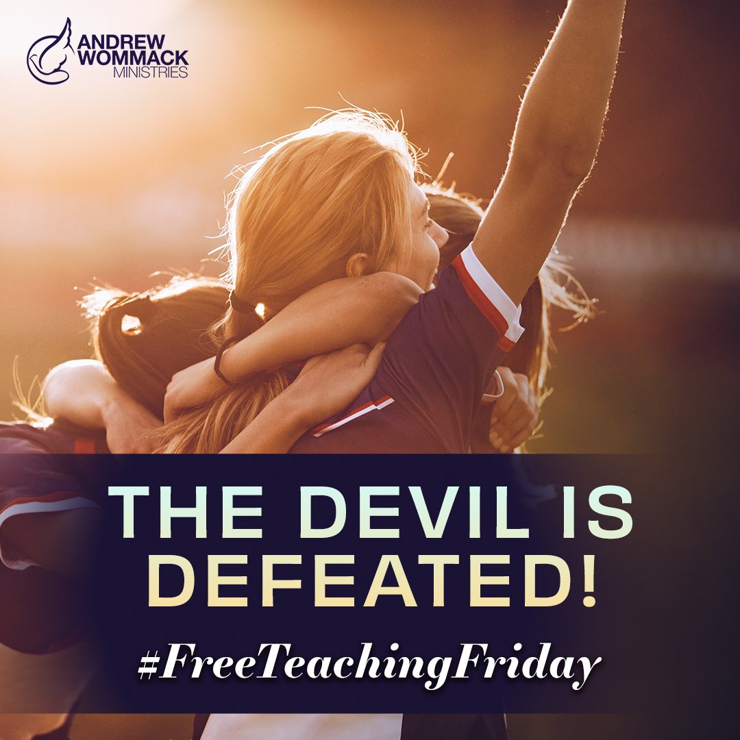 andrewwommack's tweet image. The devil is a DEFEATED foe! That means that no matter what he does, he can’t win over you! In this weeks #FreeTeachingFriday, learn more about this awesome truth: l.awmi.net/SpiritualAutho…