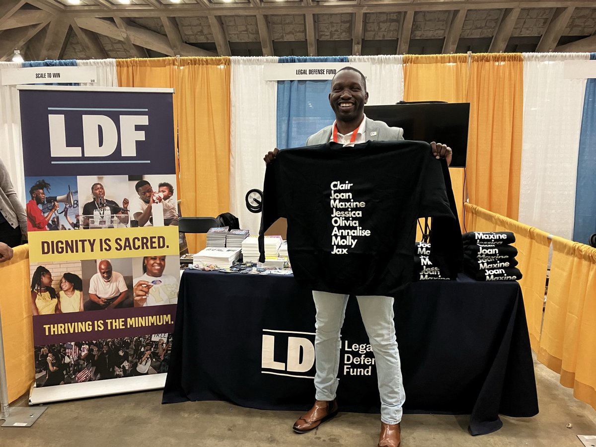 NAACP_LDF's tweet image. Thank you to @Netroots_Nation &amp;amp; panelists @JNelsonLDF, @TreMurphy  @RepCori, @CoxCourtland, @jbrownedianis, and Montague Simmons 
 for discussing the importance of building Black political power yesterday.

We were thrilled to learn from a vast network of civil rights leaders.