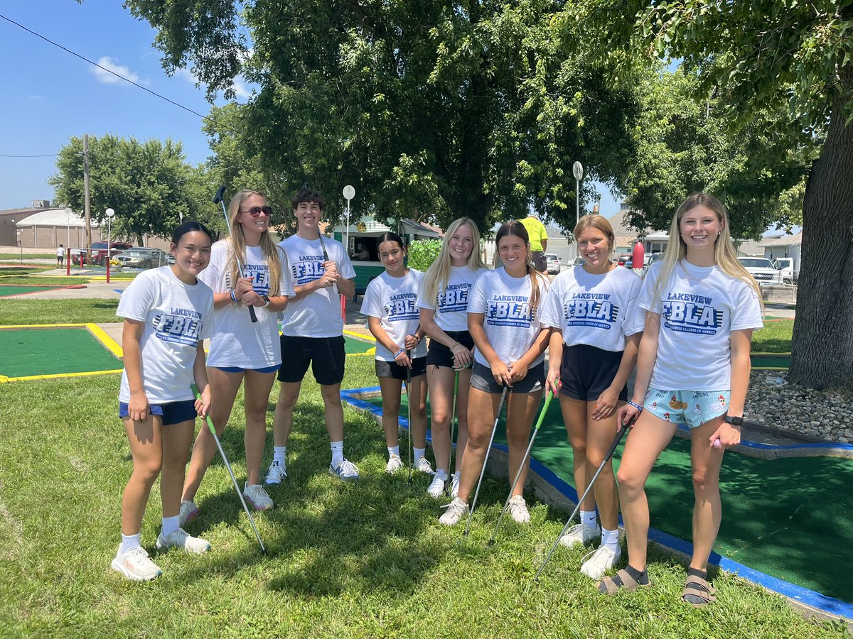 Yesterday we held our annual Chapter Officer Leadership Academy! It was a great day brainstorming, planning, and team bonding over pizza &amp; mini golf. We are so excited to get the year started! 👏