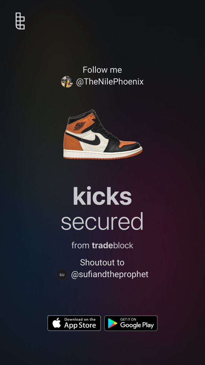 77Panke's tweet image. Yall mind if I flex on the timeline @tradeblock_us ?
