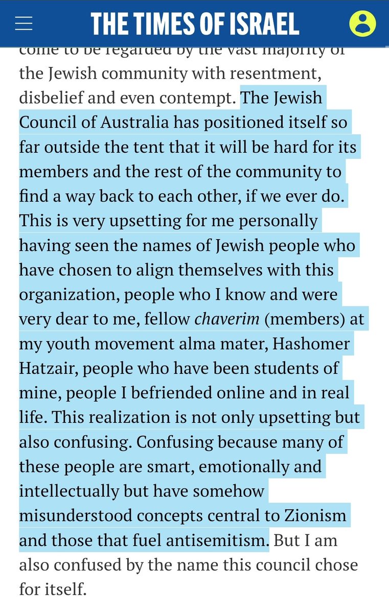 A chilling article highlighting the vile state of mcarthyism the zionist community has descended into.

This is written by a current teacher at Bialik College, in Melbourne. She is willing to drag her students through the mud for supporting the Jewish Council of Australia.