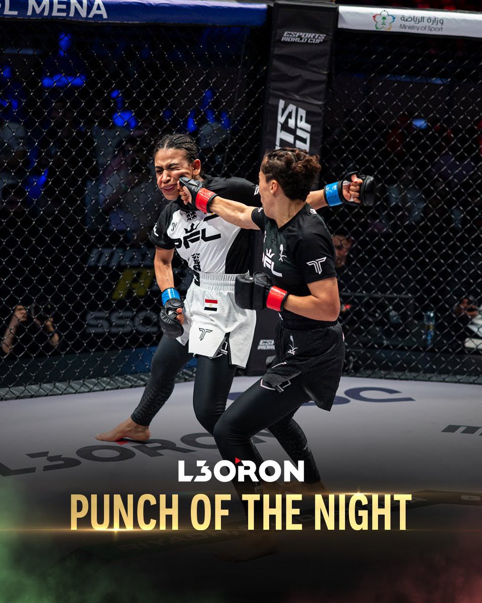sauditimes_en's tweet photo. Hattan Alsaif dominates the PLF MENA Cage once again, delivering the PUNCH OF THE NIGHT! 🥊🔥
 #Champion #PLFMENA #KnockoutQueen 🇸🇦#SaudiTimes 
@hattanalsaif24 https://t.co/uEVcaaCc37