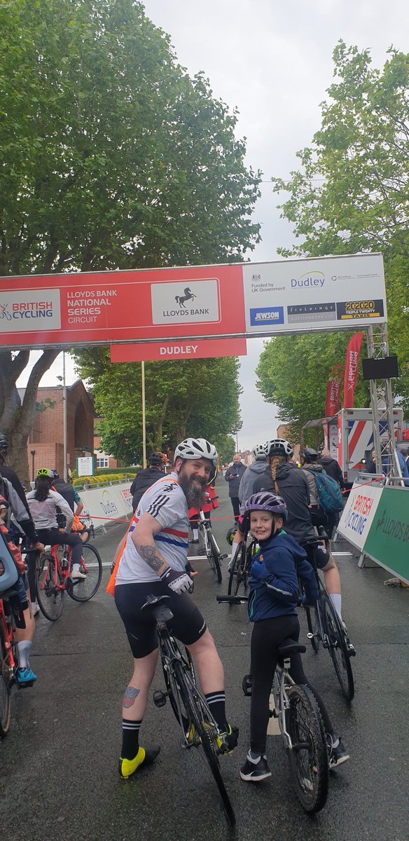 A lovely evening #cycling with Finley. Thanks for having us <a href="/BritishCycling/">British Cycling</a> <a href="/DudleyCrit/">DudleyGrandPrix</a>