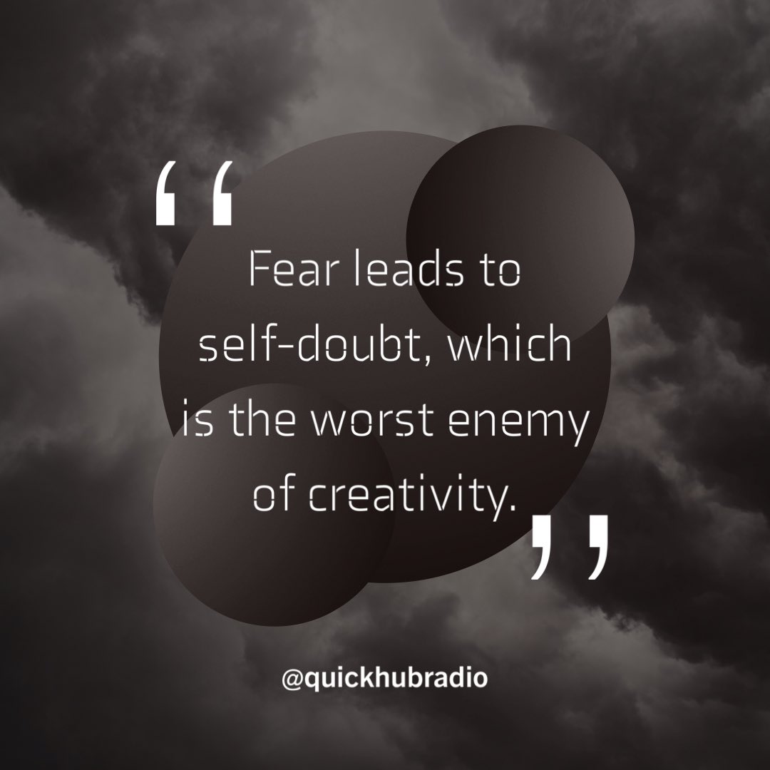 quickhubradio's tweet image. Do not #fear linger. Get over it #quick and allow your #explorative #powers prevail.

#courage #creative #creativity #selfdevelopment #selfmastery #understanding #strategy #plan #goal #explore #knowledge #happiness #inspiration #lifelessons #meditation #mentalhealth #growth
