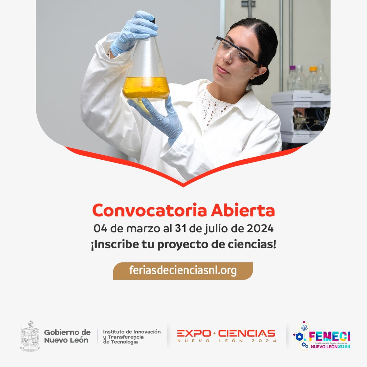i2t2nl's tweet photo. ¿Deseas participar en las #feriasdecienciasnl?
¡Se amplia la fecha de cierre de registro al 31 de julio!
Te esperamos en https://t.co/XpWCmYVnDO https://t.co/gG0SmM06d9