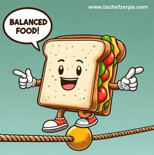 Esto es comida balanceada!