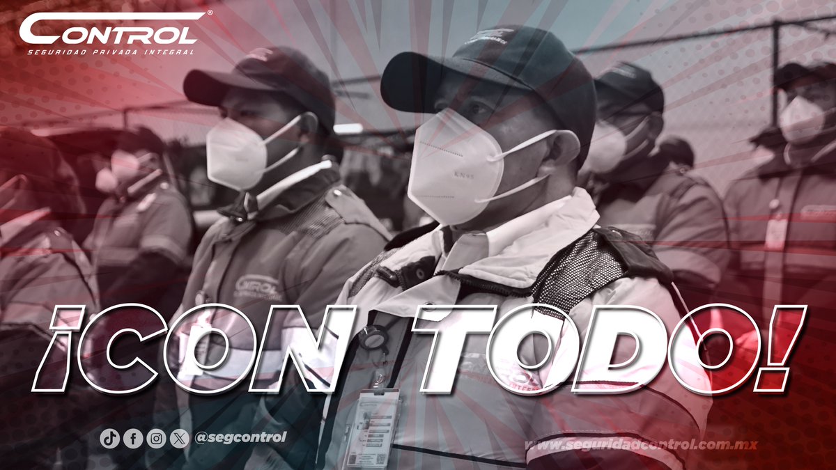 segcontrol's tweet image. 😀👊Porque en Control trabajamos #Contodo para seguir poniendo en alto la seguridad privada y eso es gracias a ti. ¡Que tengas excelente inicio de semana!

¡Juntos Somos Un Equipo!

#ControlSeguridad #GuardiaControl #SeguridadPrivada