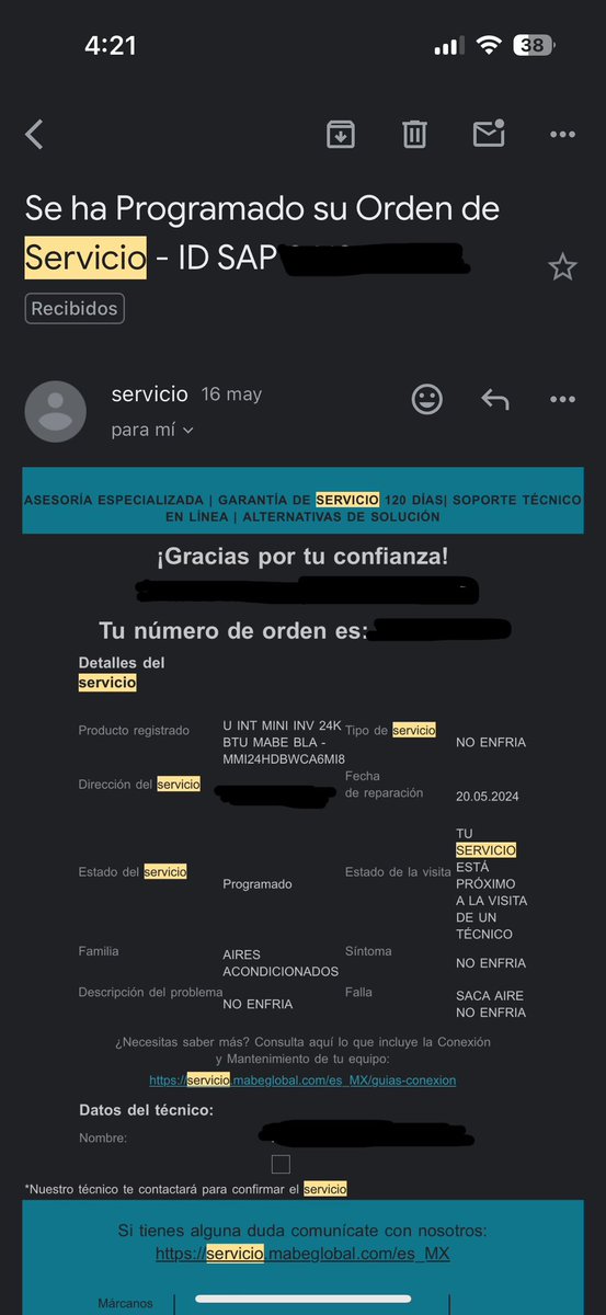 danyblade4's tweet photo. Harta del pésimo servicio de @Mabe Es la 4ta vez que cambian la visita técnica sin avisar y reagendan el día que se les antoja, argumentando que no contestamos. Nos tienen esperando de 9am a 7pm, llamamos y otra vez se reagendo o cancelo sin avisar. @Profeco https://t.co/aPLcHy17iH