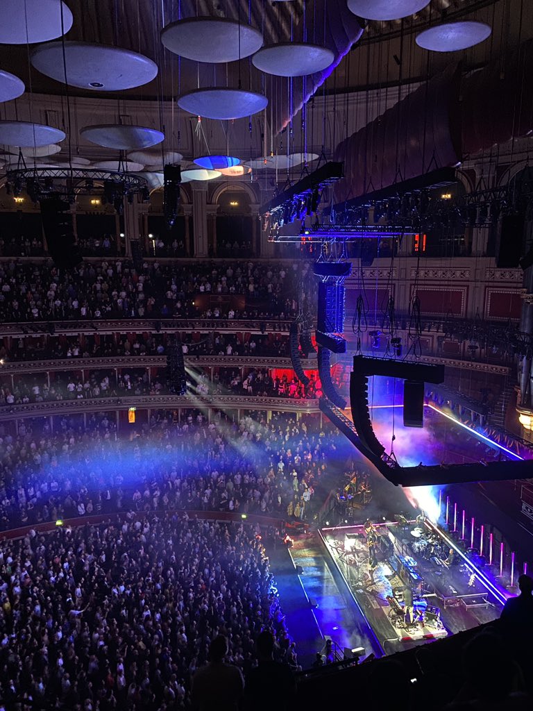 From all the way at the top of the Royal Albert Hall….<a href="/TheWarOnDrugs/">The War on Drugs</a> were utterly glorious tonight. What a band.