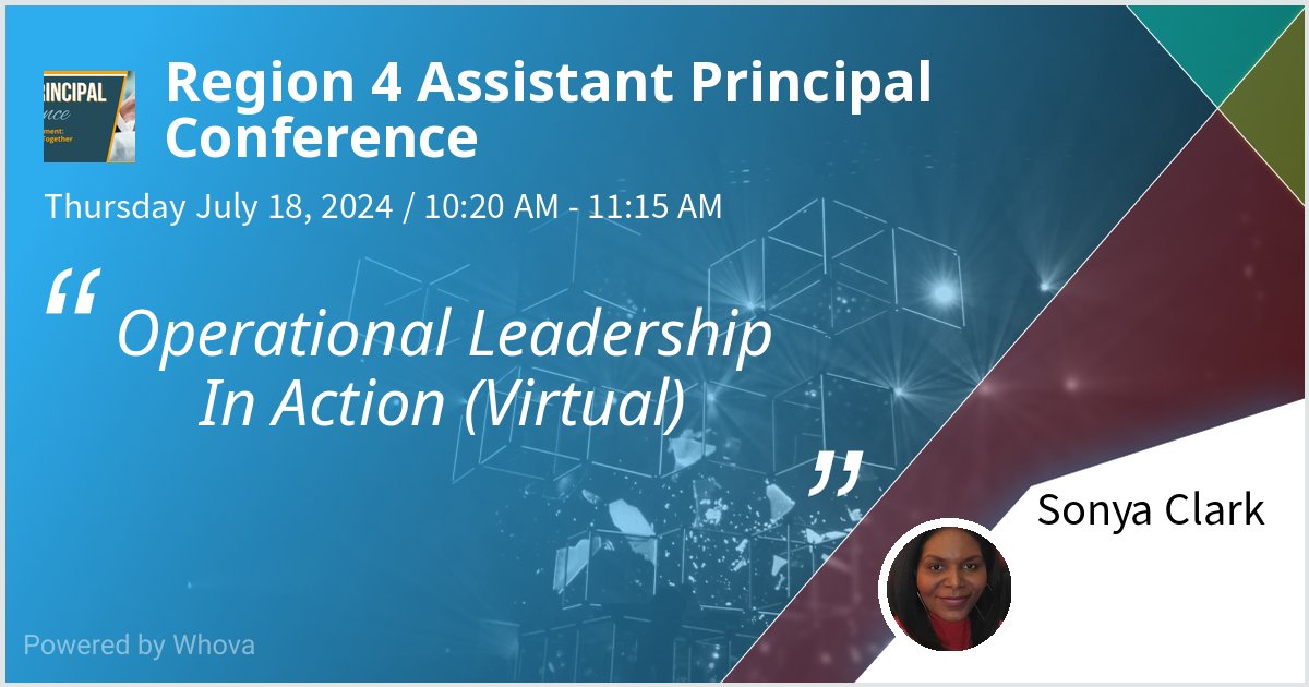 SonyaClark02's tweet image. @R4Leaders #R4APCon #OperationalLeaders