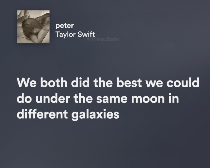 thesadbaby's tweet photo. this taylor swift lyric hits hard https://t.co/EjI8wCyIow
