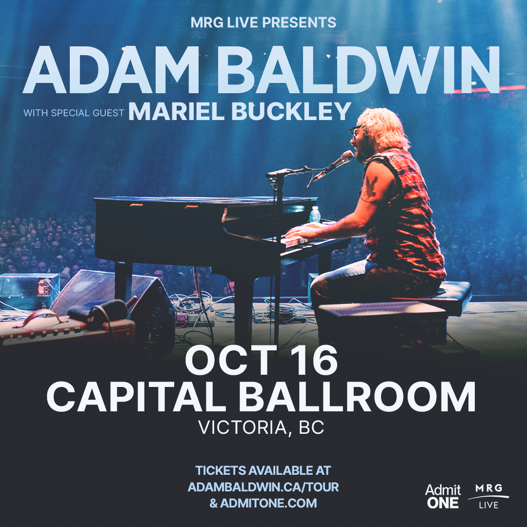 Canadian songwriter Adam Baldwin brings his thoughtful, well-crafted songs to the Capital Ballroom on October 16th. Joined by special guest Mariel Buckley. Enter today for the chance to win a pair of tickets! t.dostuffmedia.com/t/c/s/166504