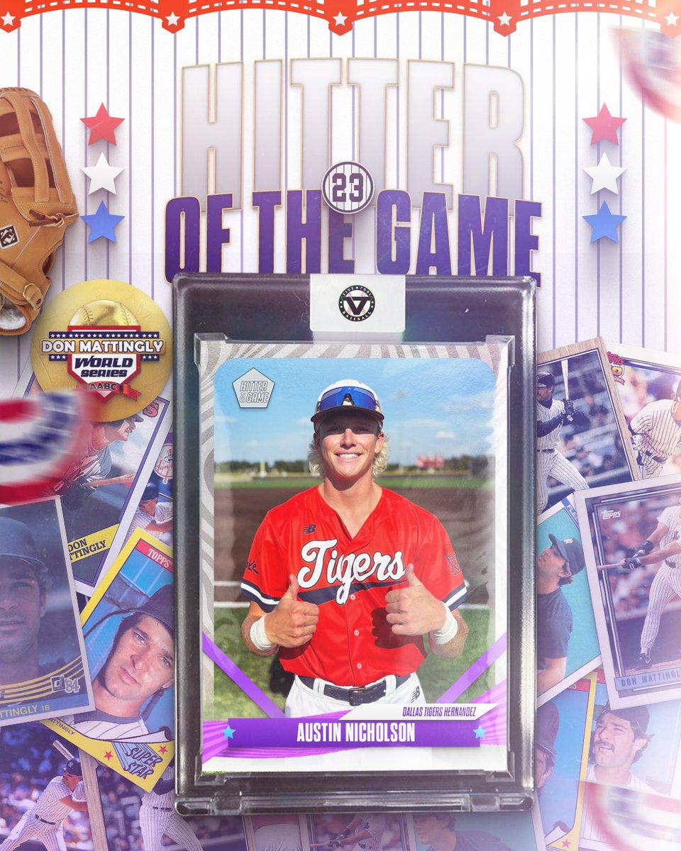 ✭Five Tool Texas✭ (@fivetooltexas) on Twitter photo #MattinglyWS F: <a href="/DTigerBaseball/">Dallas Tigers</a> Hernandez 1, Texas Oilers 17u Sherard 0
PoG: <a href="/MorseTre/">Rodney "Tre" Morse</a> CG 7 IP, 7K, 3H, 0R, BB
Hitter: <a href="/austin_nich9/">Austin Nicholson</a> 2-3, 2B, 3B
Notable: <a href="/GraysonMoore25/">Grayson Moore</a> 6 IP, 2K, 3H, R, BB #MattinglyWS F: <a href="/DTigerBaseball/">Dallas Tigers</a> Hernandez 1, Texas Oilers 17u Sherard 0
PoG: <a href="/MorseTre/">Rodney "Tre" Morse</a> CG 7 IP, 7K, 3H, 0R, BB
Hitter: <a href="/austin_nich9/">Austin Nicholson</a> 2-3, 2B, 3B
Notable: <a href="/GraysonMoore25/">Grayson Moore</a> 6 IP, 2K, 3H, R, BB