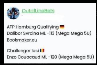 NeverLoseSystem's tweet image. #OutOfLineBets 🎾🎾

#Sports #Win #Income #Crypto #Vegas #Gambling #Bet365 #CashFriday #Betmgm #DraftKings #Casino #Wealth #MResort #Wimbledon #EURO2024 #CopaAmerica