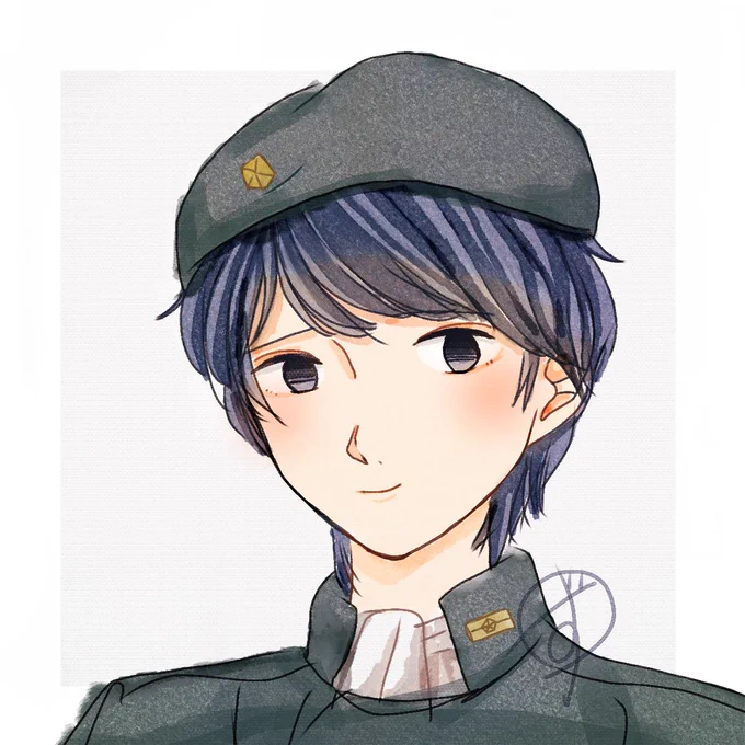 自分絵ヤン提督