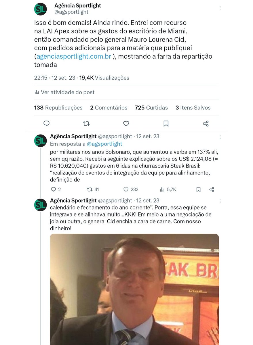 agsportlight's tweet photo. Deus, Pátria e Família...churrasco, joias e mamata. https://t.co/n5SakHoBX3