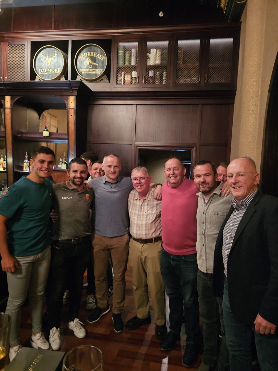 The Ulster Club had an appreciation night in Johnny Foleys in downtown San Francisco this evening. 

There was a special send off for one of our best ever, Gregory Loughran, who is moving home to Armagh.   

Best wishes to Gregory and Leanne.
