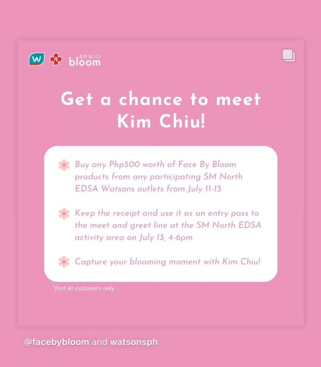 iLoveKIMMYYY_'s tweet photo. Happening today at SM North The Atrium Activity Center, 4pm!!!
KimChiuxBLOOM AtSMNorthEdsa
#BloomWithChiu #ItsTimeToBloom https://t.co/iNnteJgATk