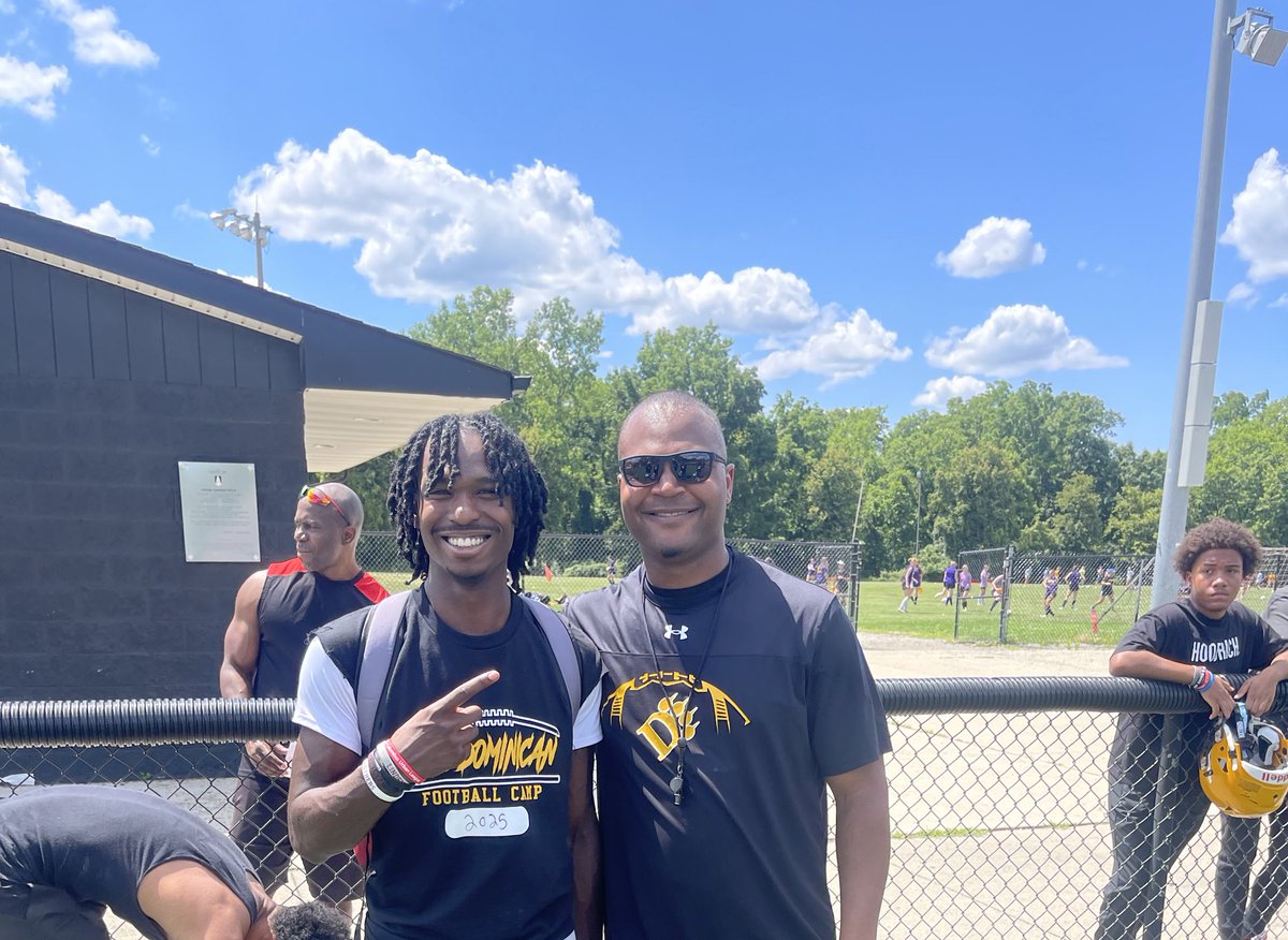After a great talk with <a href="/Coach_Allison23/">Andy Allison</a> I’m blessed to receive my first offer at a DB from <a href="/OhioDominicanFB/">Ohio Dominican Football</a> <a href="/CoachJamesLee/">James Lee</a> <a href="/CoachHulk54/">Coach Hulk</a> #AGTG🙏🏾