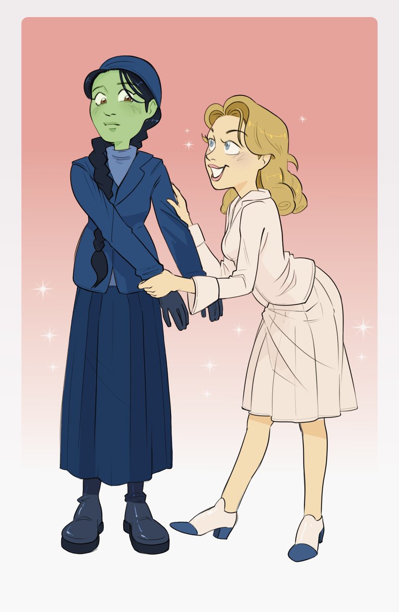 fluffbeebean's tweet photo. "There's no place like- I wanna be a witch."

#wicked #gelphie https://t.co/IvN9dwcTVr