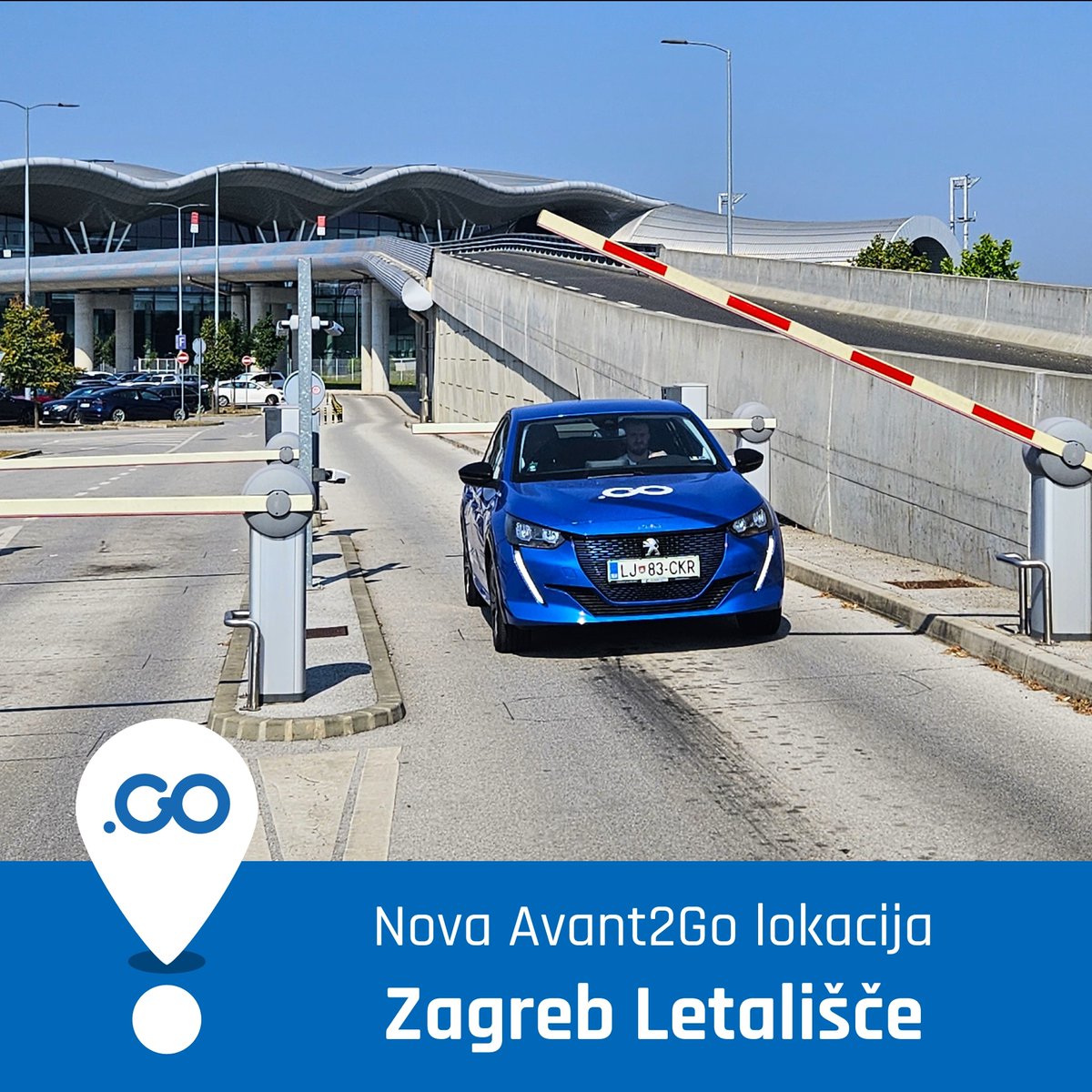 Vožnja z ali na zagrebško letališče (ZAG) je z današnjim dnem možna s katerekoli Avant2Go lokacije v Sloveniji. 🤩