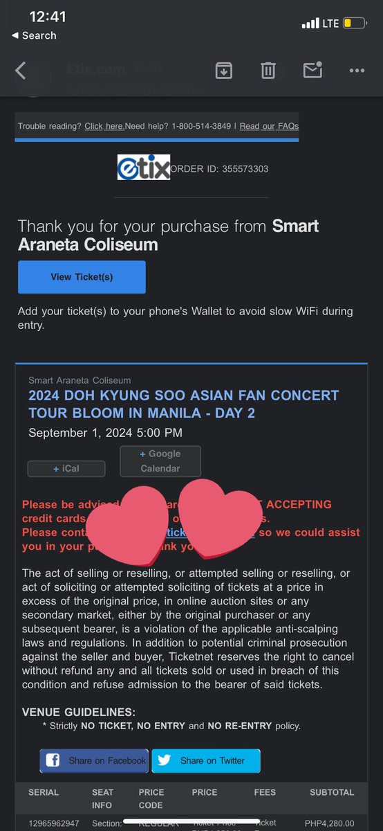 shayyyleen's tweet photo. Ticket secured!! 😭😭😭 
See you Kyungsoo 🫶
#BloomInManila https://t.co/PHfER3KWR1