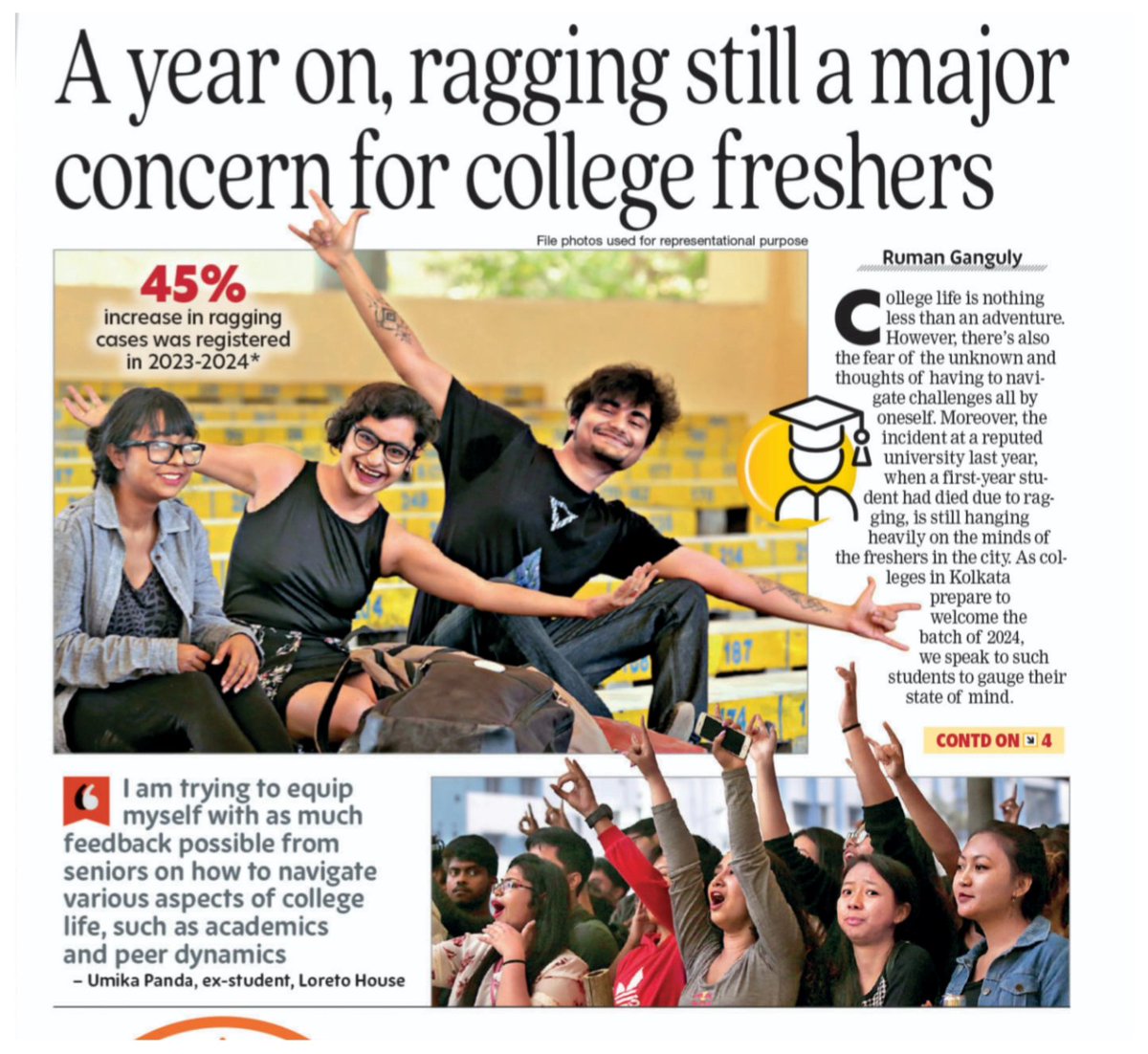 Calcutta_Times's tweet image. As colleges in Kolkata prepare to  welcome the batch of 2024, we speak to students to gauge their state of mind. 

#kolkatacollegw #students #2024batch #collegelife #ragging #calcuttatimes