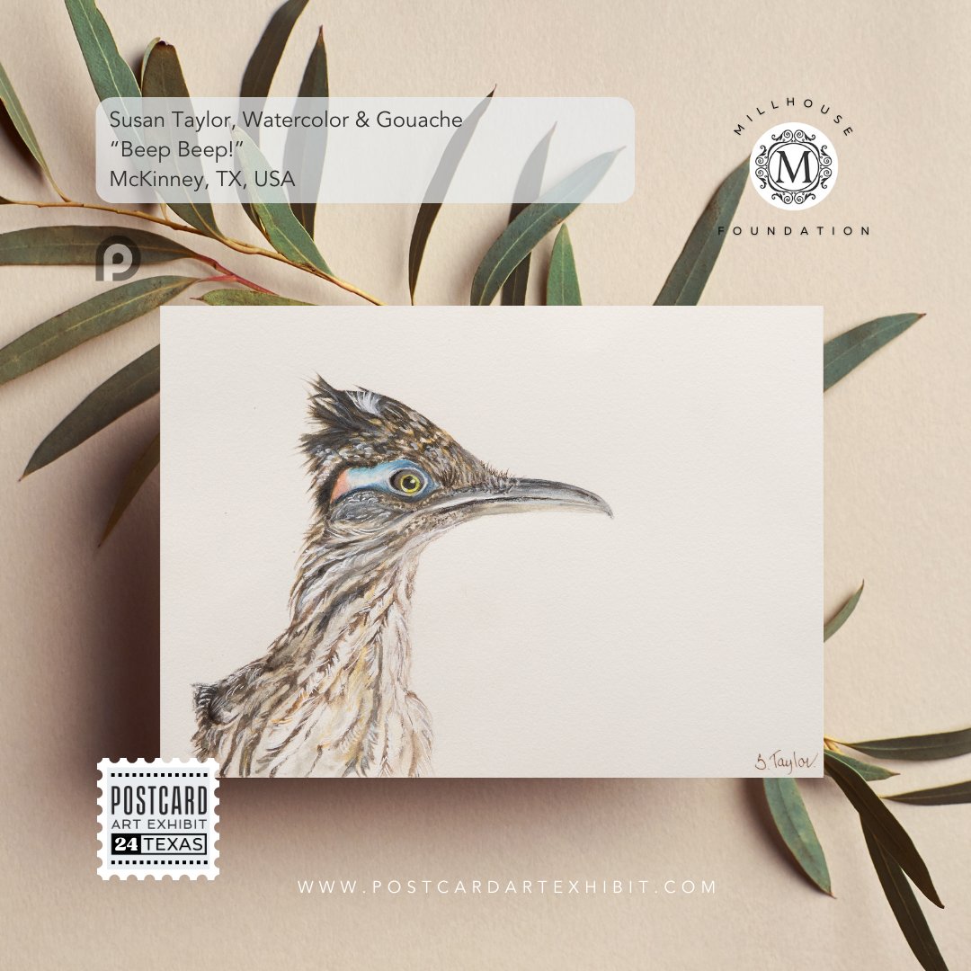 This lovely art card arrived in support of <a href="/millhousemck/">MillHouse Foundation</a> - This year we are about artists supporting artists in #postcardartexhibit24! Thank you, Susan Taylor (not on X) Follow <a href="/millhousemck/">MillHouse Foundation</a> #postcardartexhibit #artistssupportingartists #artforacause #artistshelpingartists