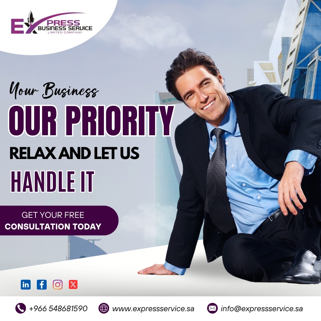 expreserviceksa's tweet image. Your business is our priority. relax and let us take care of everything. get your free consultation today!

🌐 expressservice.sa

#expresserviceksa #businesssolutions #priorityservice #stressfreebusiness #experthandling #freeconsultation #businesssupport #hasslefree