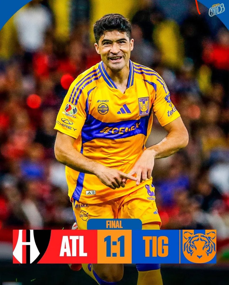 soymickyoficial's tweet photo. ¡Vaya partido de Tigres! Empatamos con un gol que nos regaló el Atlas. Muy pocos remates al arco, pocas ocasiones claras y un pésimo primer tiempo. ¡URGEN los refuerzos! Date cuenta Paunovic. No pintamos para pelear el campeonato en estos momentos.

Foto📷: https://t.co/8NrGl1gc0x