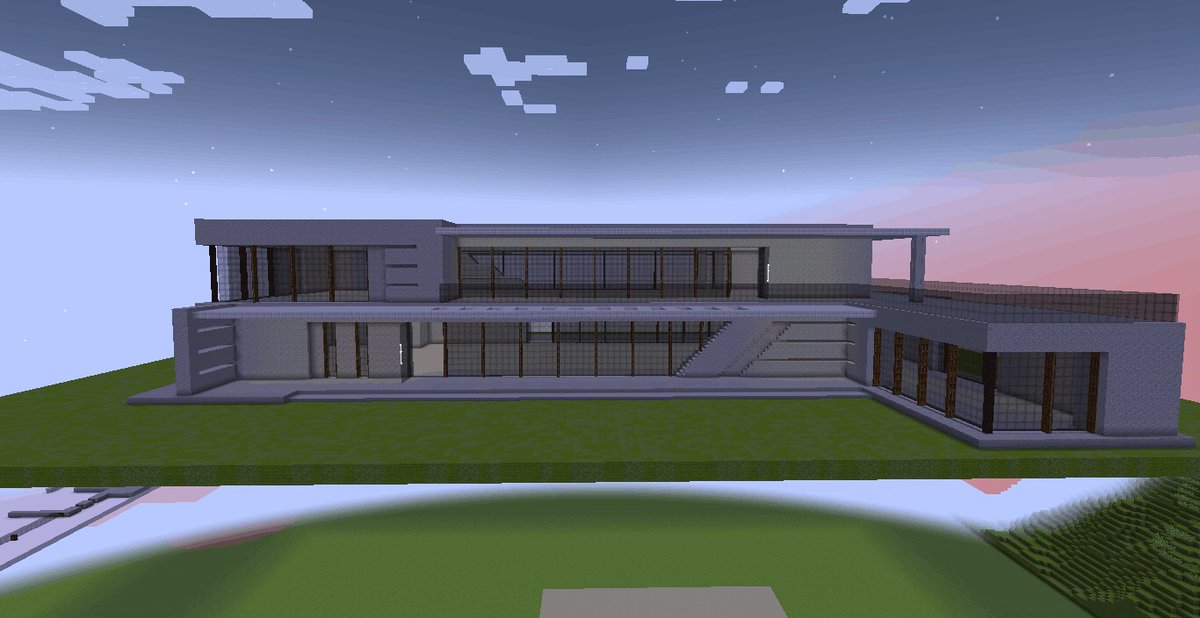 Blueprayer2's tweet photo. #minecraft建築コミュ
#Minecraft 
#Minecraftbuilds 
#minecraftbuilding 
一栋清水混凝土别墅 https://t.co/xxgoxnE113