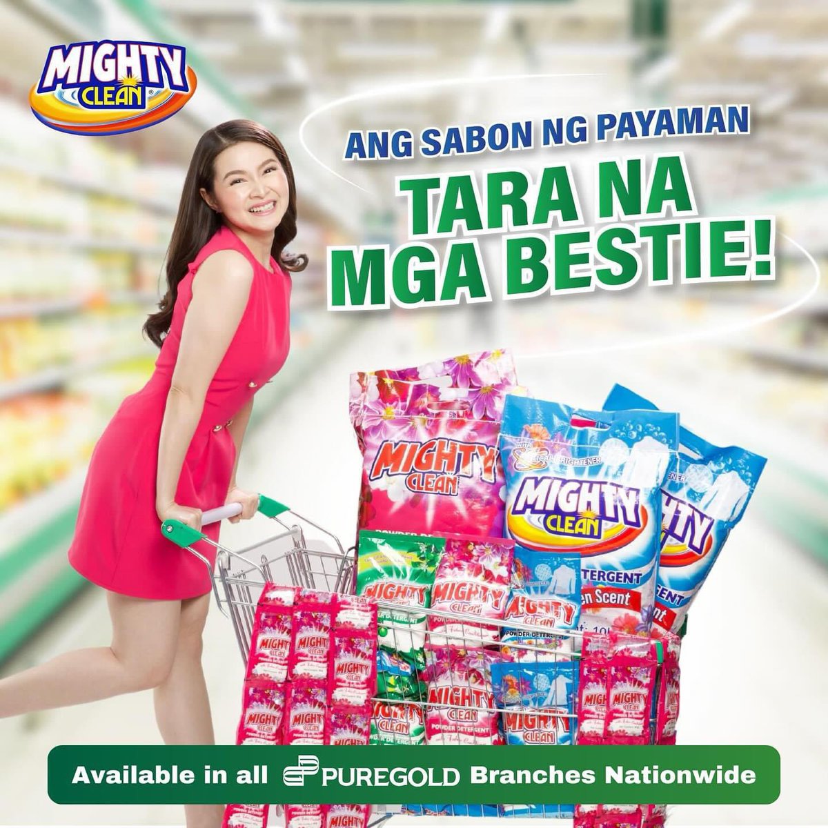 BarbieNatics's tweet photo. MIGHTY CLEAN POWDER DETERGENT, ANG SABON NG PAYAMAN!! 💸👌🏻

Available in ALL PUREGOLD BRANCHES NATIONWIDE!

#MightyClean #MightyBarbie #BarbieForteza @dealwithBARBIE https://t.co/zuGeXgRJS2