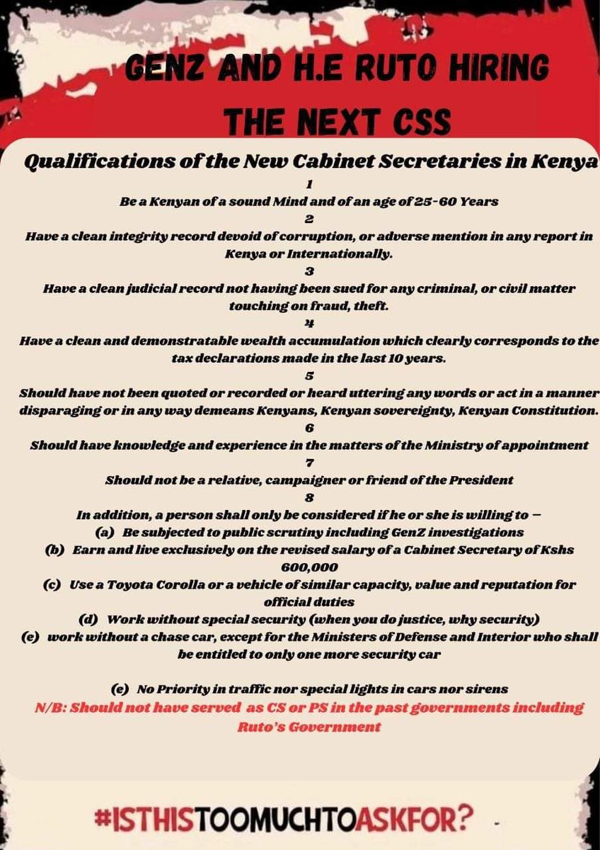 Lasterbosire's tweet photo. @kharnkoinange @mwabilimwagodi @TheODMparty Business is NOT as usual. 

Template ya CS job application ndio hii.. https://t.co/wAB7d5HRnW