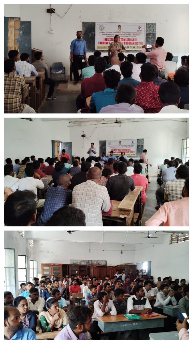 AP_Skill's tweet photo. APSSDC Tirupati District Conducted Industry Customized Skill Training & Placement Program @ CCL Products India Ltd At SVA Govt Degree College, Srikalahasti, Tirupati District.
#AndhraPradesh #apstateskilldevelopmentcorporation #skilldevelopmentminister https://t.co/OHLzIoDveD