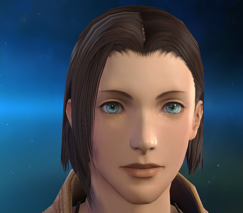 last of my rebake checks. elezen face 3 looking ok because the normalmaps look like a human face while face 2 looks like a vile little bug-eyed alien is making me lose my shit