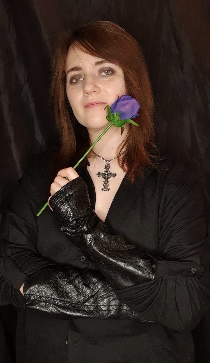The_Emilala's tweet photo. "Have I ever told you about....Purgatory?" 💙🌹

We're dressing in our best to celebrate the release of The Blue Rose today 😁💅 Enjoy the film, everyone xx

#TheBlueRose #NormasParty @DanielleBisutti https://t.co/QJKHeMRuV8