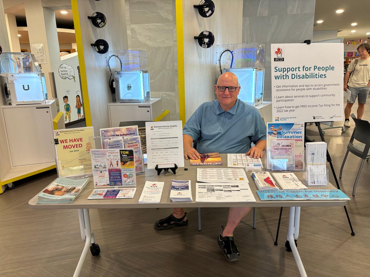 RCD_Richmond's tweet photo. Dave was very busy last week, other than the #SummerRelaxation on Wednesday, he was at the City of Richmond - Local Government #CommunityPopUp at the #BrighouseLibrary on Thursday. If you missed him, no worry, he'll be there again on August 8. https://t.co/qdeaHwL2SH