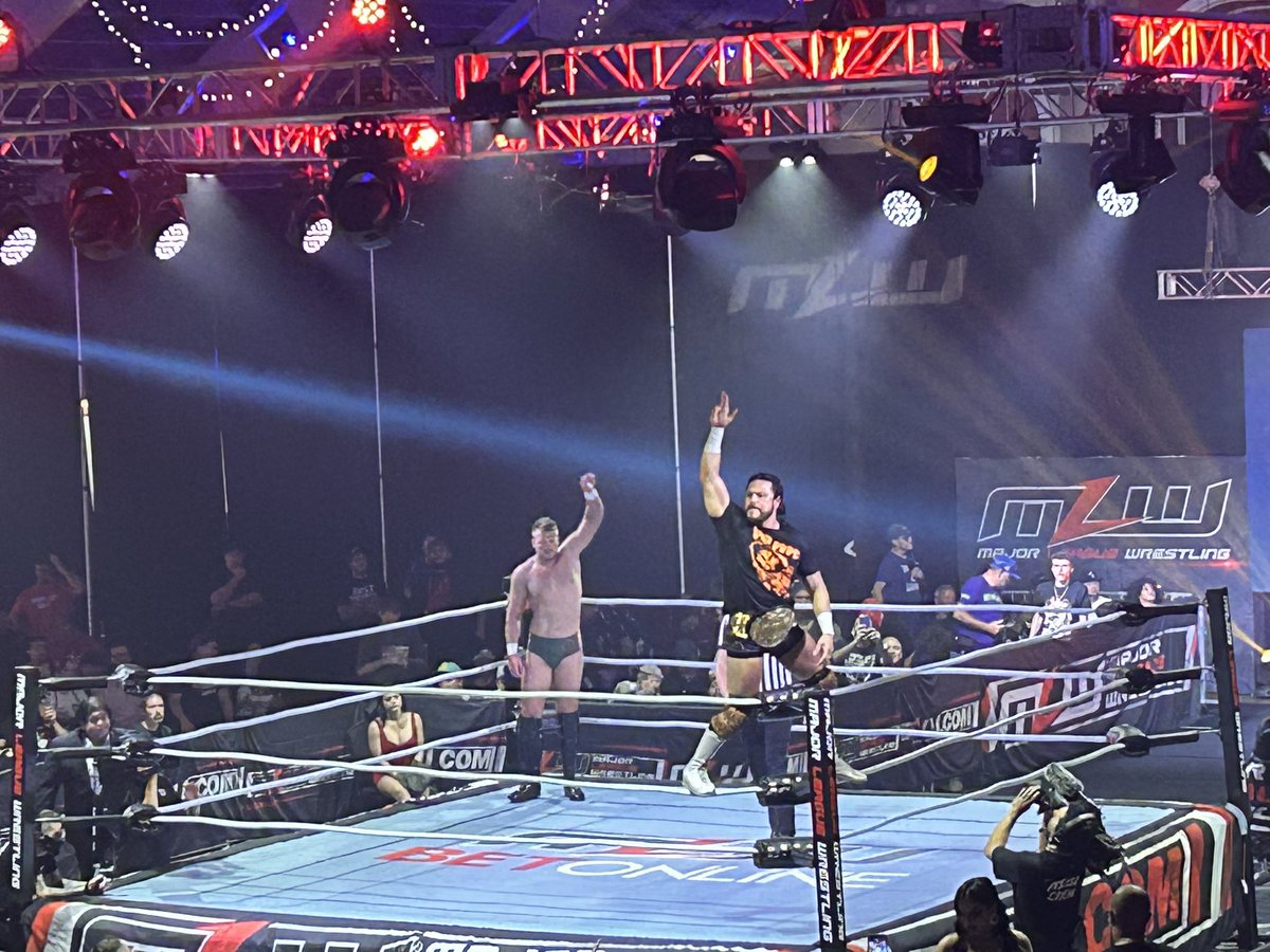 ThomasJJStarr's tweet photo. Really cool venue for @MLW Blood and Thunder https://t.co/VyTdobwmX4